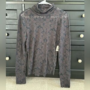 Free People Sheer Turtleneck